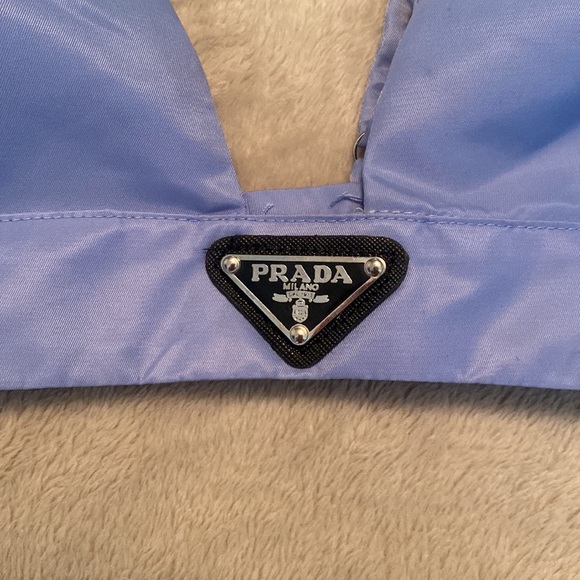 Prada blue bralette short set size medium - Picture 10 of 16